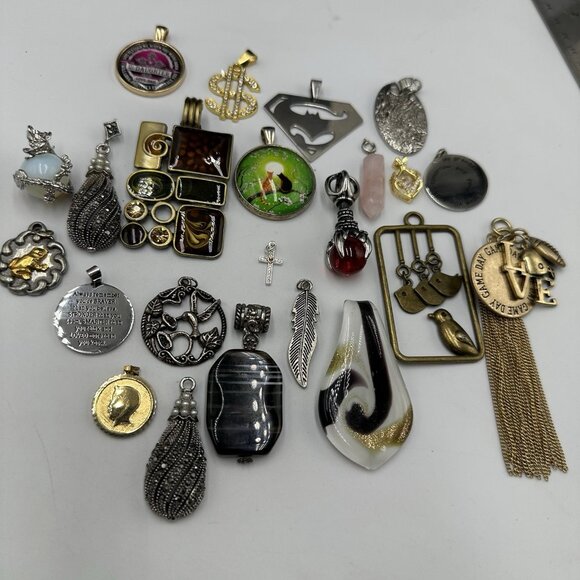 Assorted Charms Lot Mixed Pendants Jewelry Making Craft Supplies DIY Variety - Picture 3 of 9